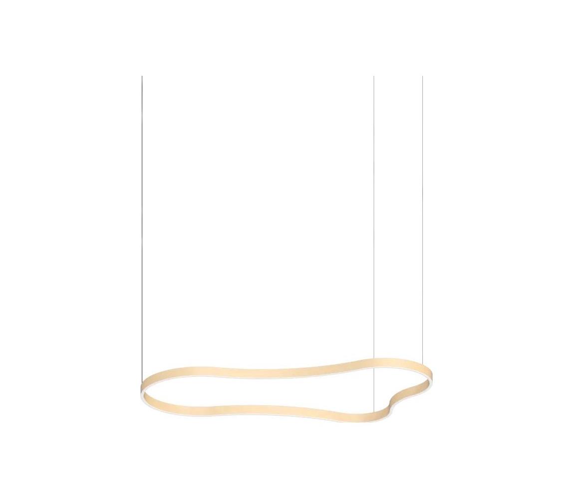 Ideal Lux - LED Żyrandol na lince WAVES LED/54W/230V CRI 90 mosiądz