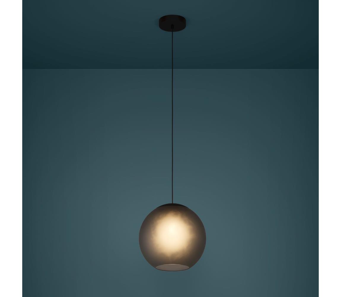 Eglo 390212 - Żyrandol na lince ARANGONA 1xE27/40W/230V szary