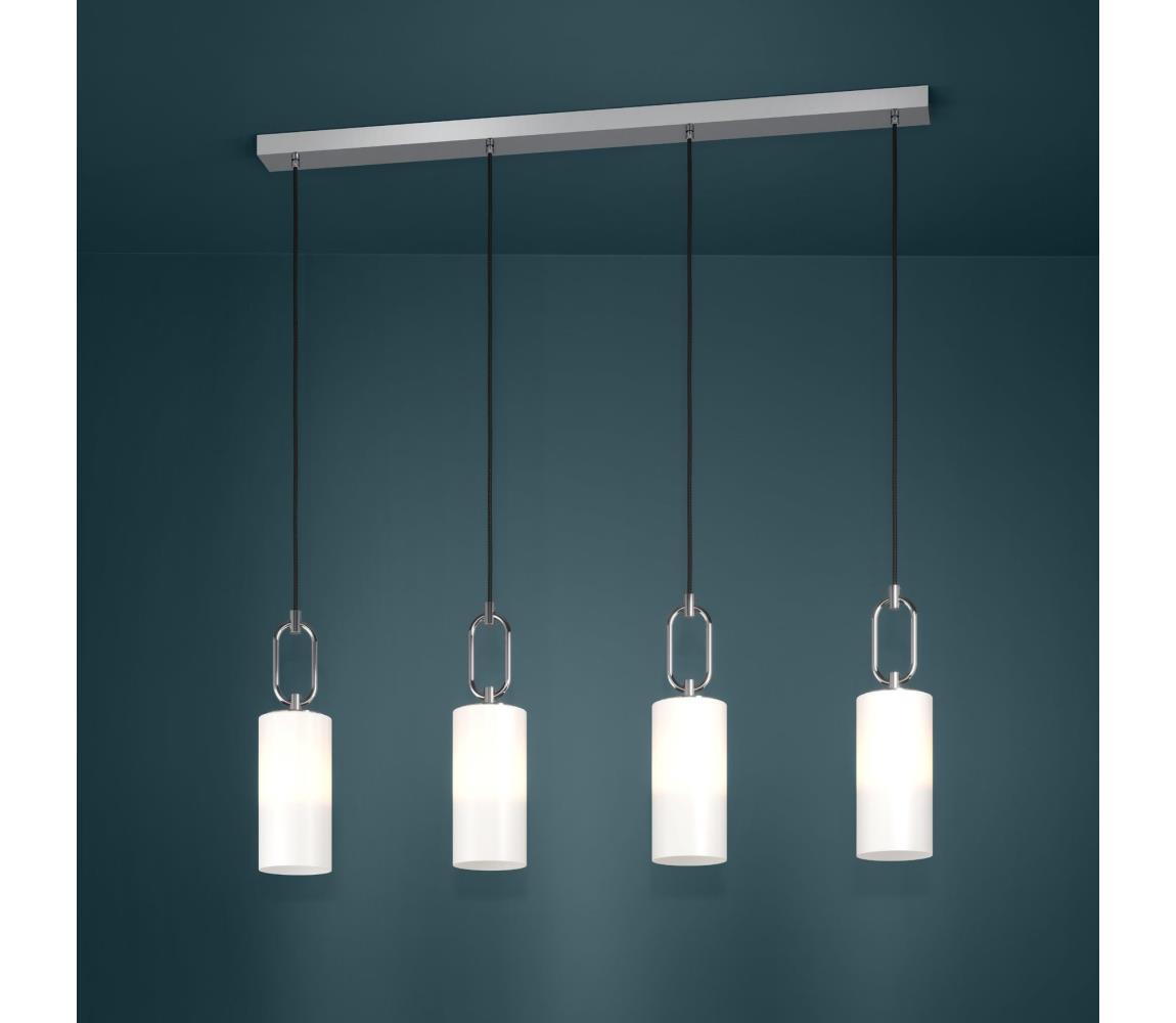 Eglo 390129 - Żyrandol na lince MAJANA 4xE27/40W/230V chrom błyszczący