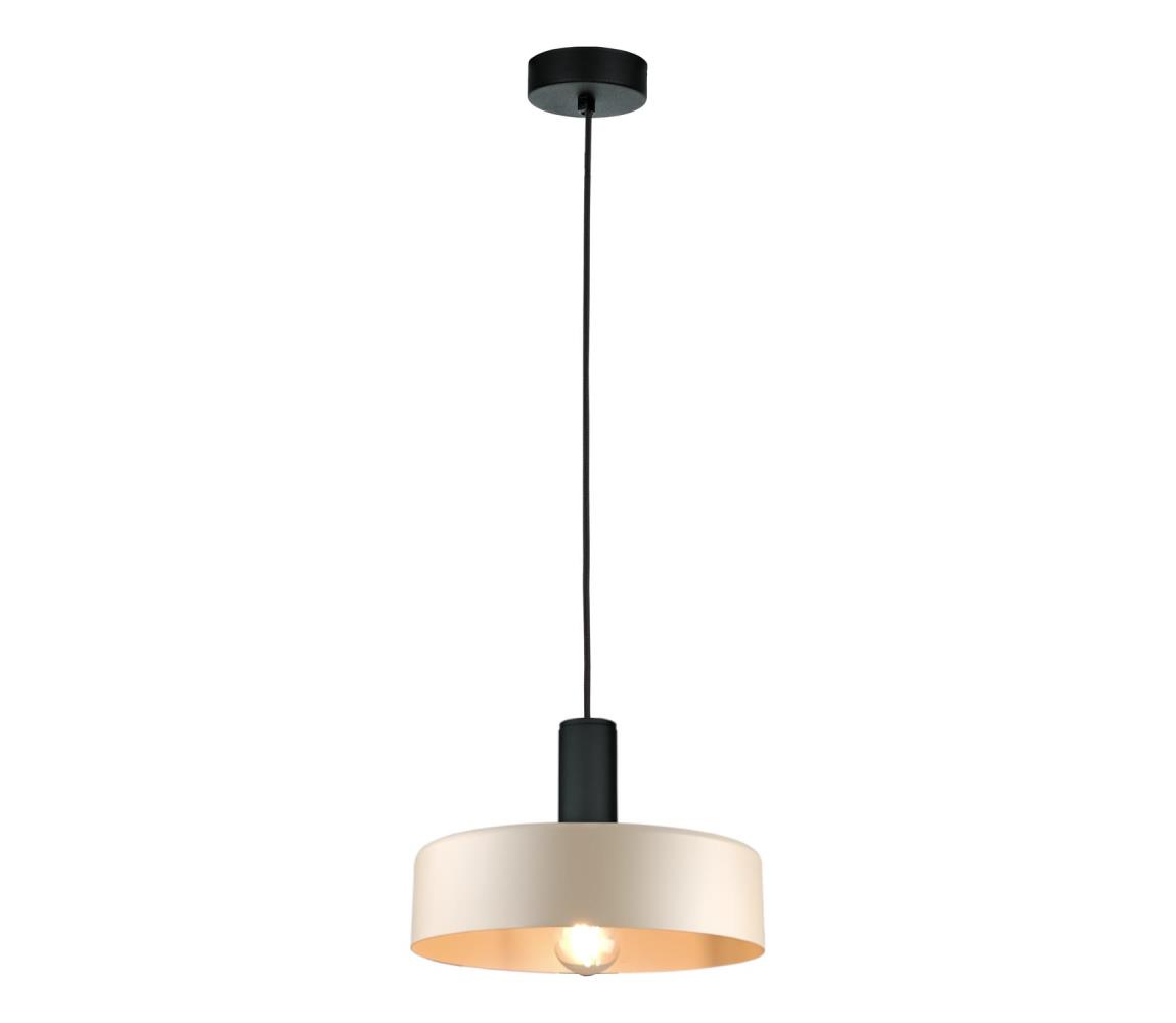 Żyrandol na lince LATTE 1xE27/60W/230V beżowy/czarny