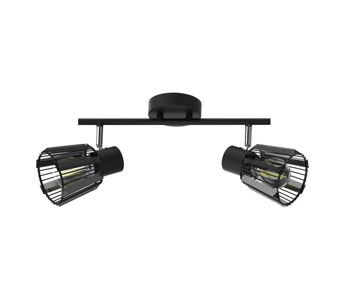 Prezent 27517 - Oświetlenie punktowe PONTEO 2xE27/40W/230V czarny