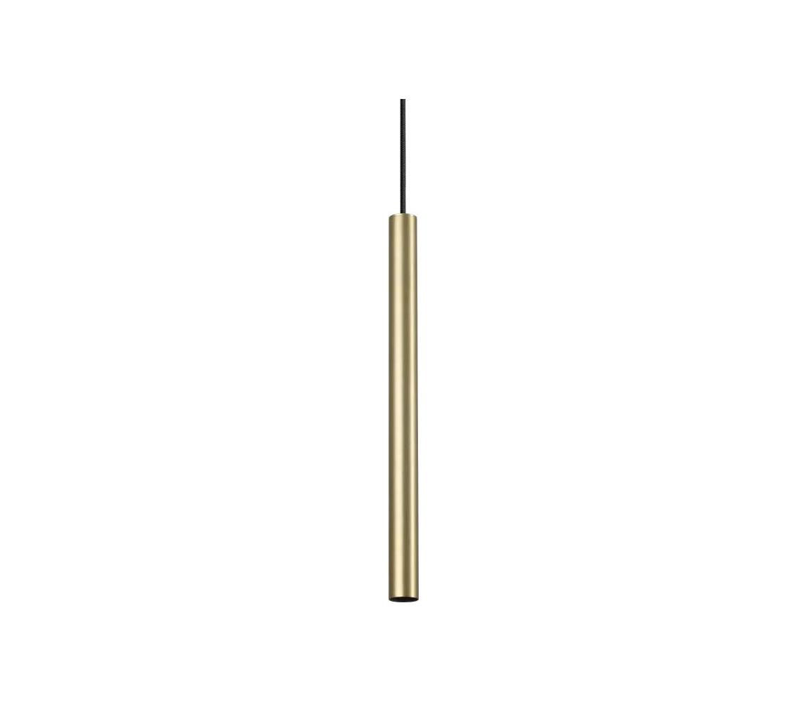 Ideal Lux - LED Żyrandol na lince ULTRATHIN LED/11,5W/230V CRI 90 mosiądz