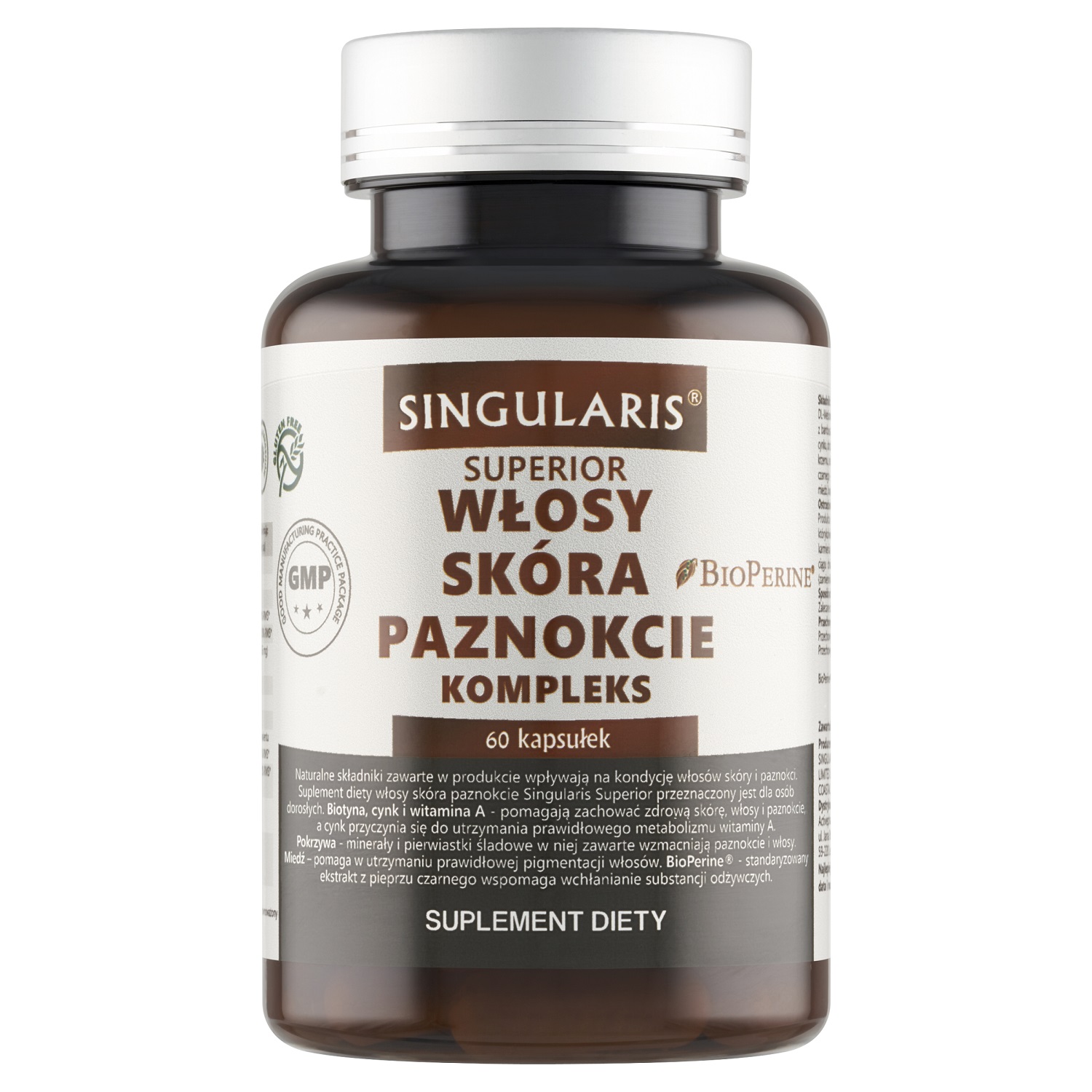 SINGULARIS Singularis Włosy Skóra i Paznokcie kompleks x 60 kaps