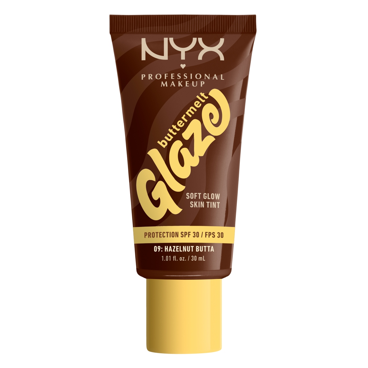 NYX Buttermelt Glaze Podkład do twarzy, Hazelnut Butta