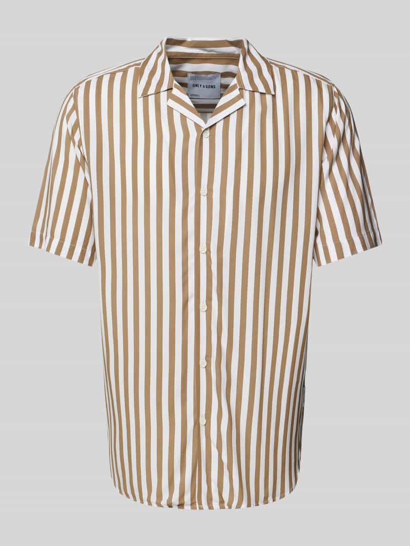 Koszula casualowa o kroju regular fit z rękawem o dł. 1/2 model ‘WAYNE’