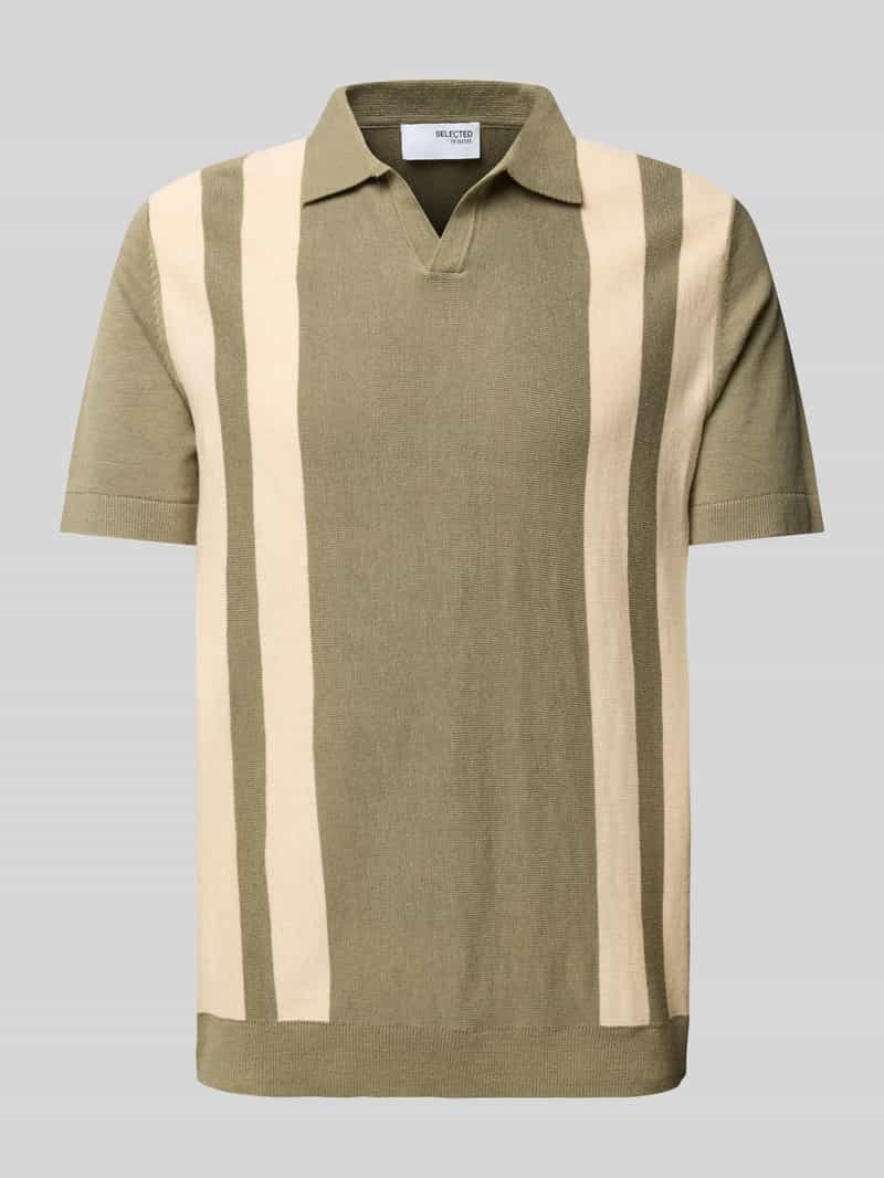 Koszulka polo z dekoltem w serek model ‘MATTIS’