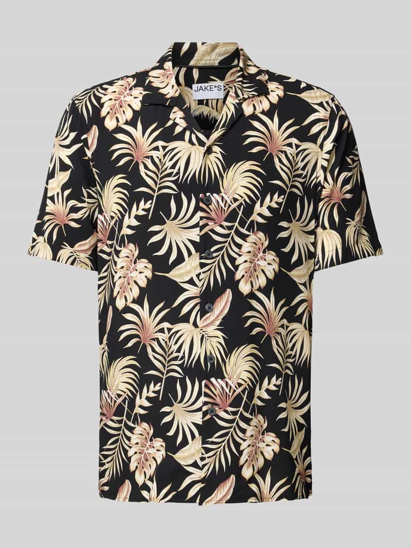 Koszula casualowa o kroju slim fit z listwą guzikową