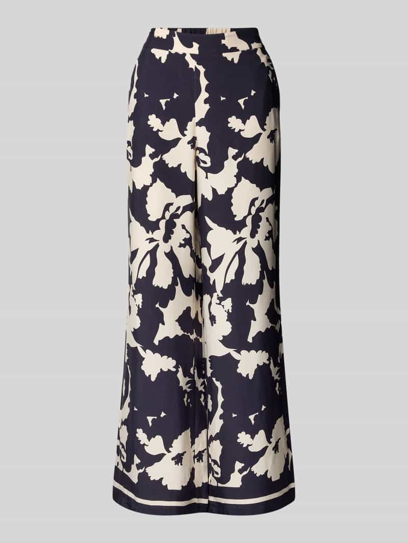 Spodnie materiałowe z elastycznym pasem