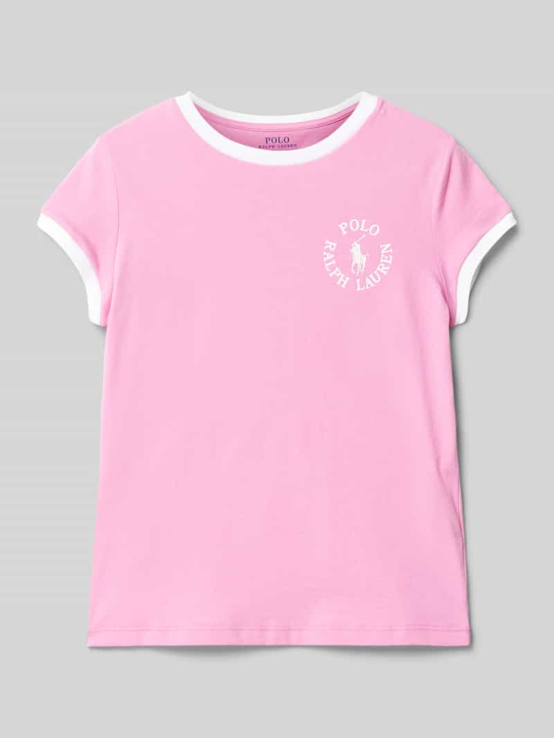 T-shirt z nadrukiem z logo
