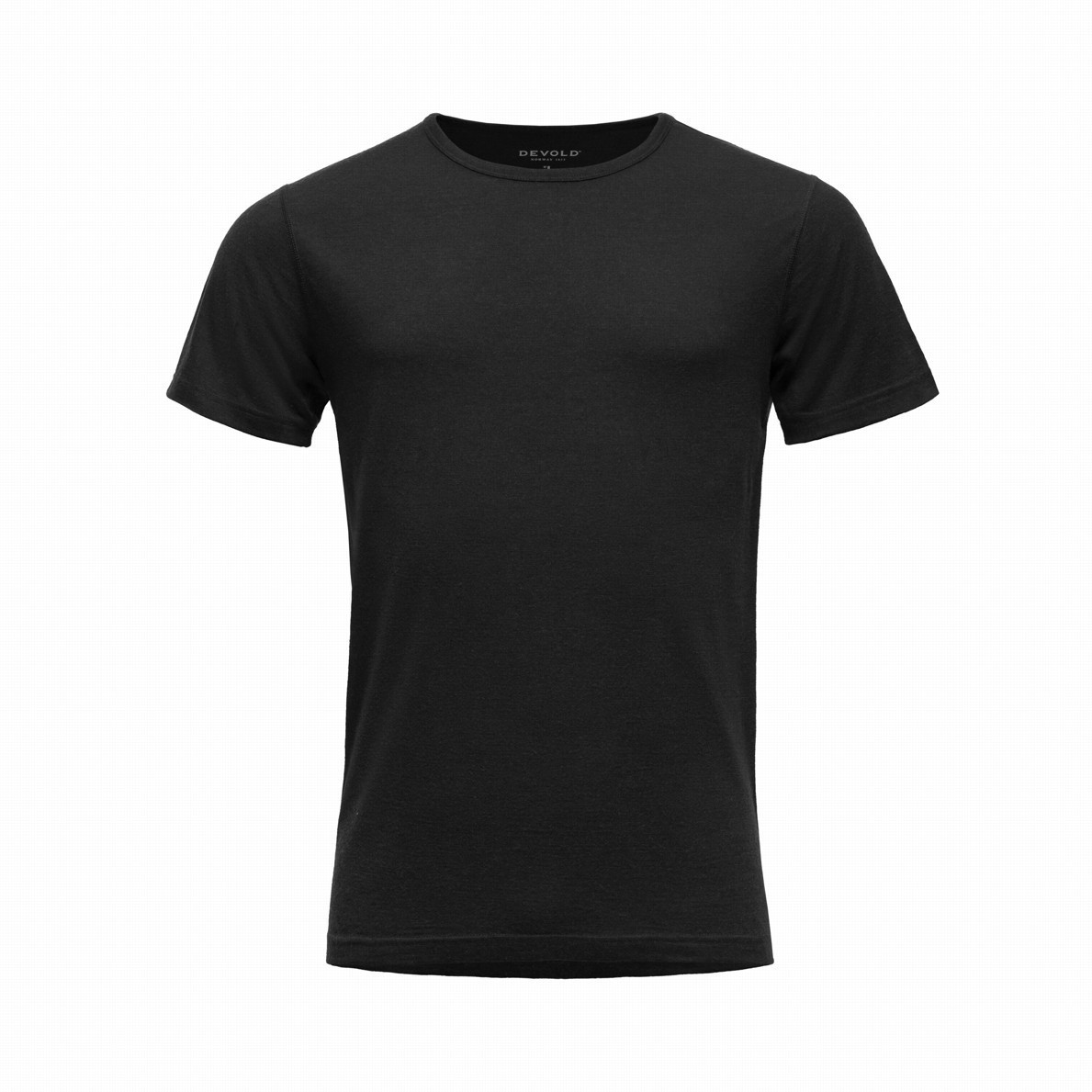 Męska koszulka Devold Breeze Plus Merino 200 T-Shirt Man Rozmiar: L / Kolor: czarny