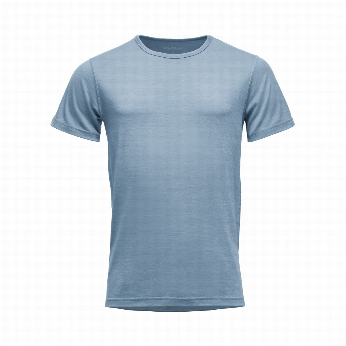 Męska koszulka Devold Breeze Plus Merino 200 T-Shirt Man Rozmiar: L / Kolor: jasnoniebieski