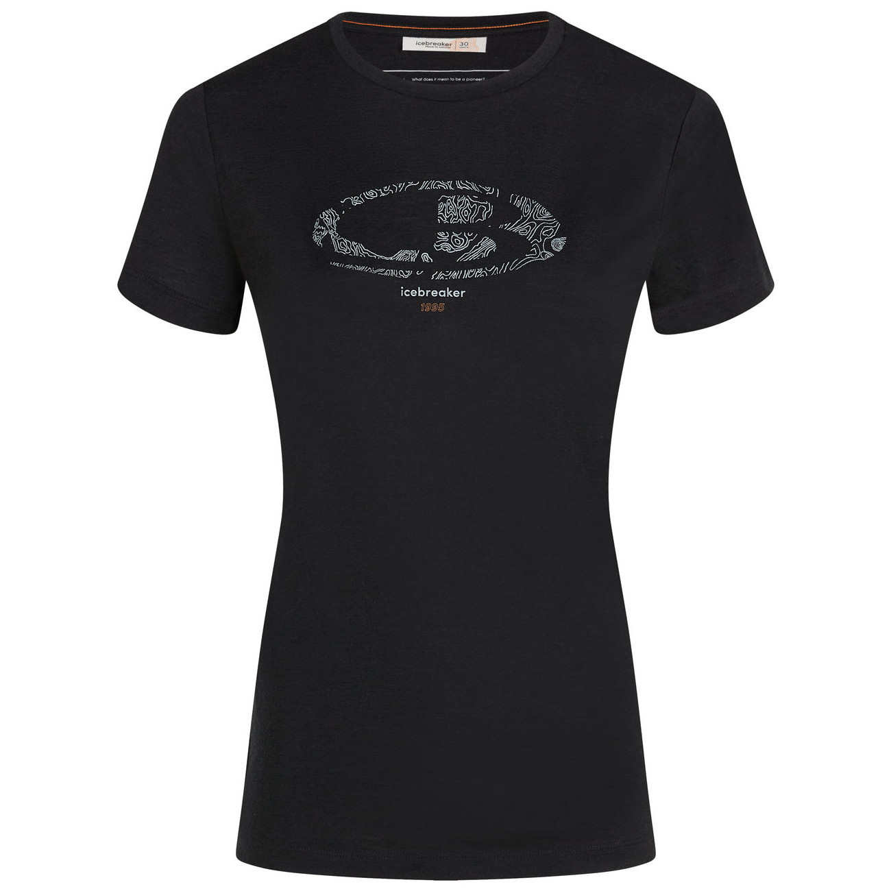 Bluza damska Icebreaker W M 150 Tech Lite SS Tee 30 Anniversary Rozmiar: M / Kolor: czarny