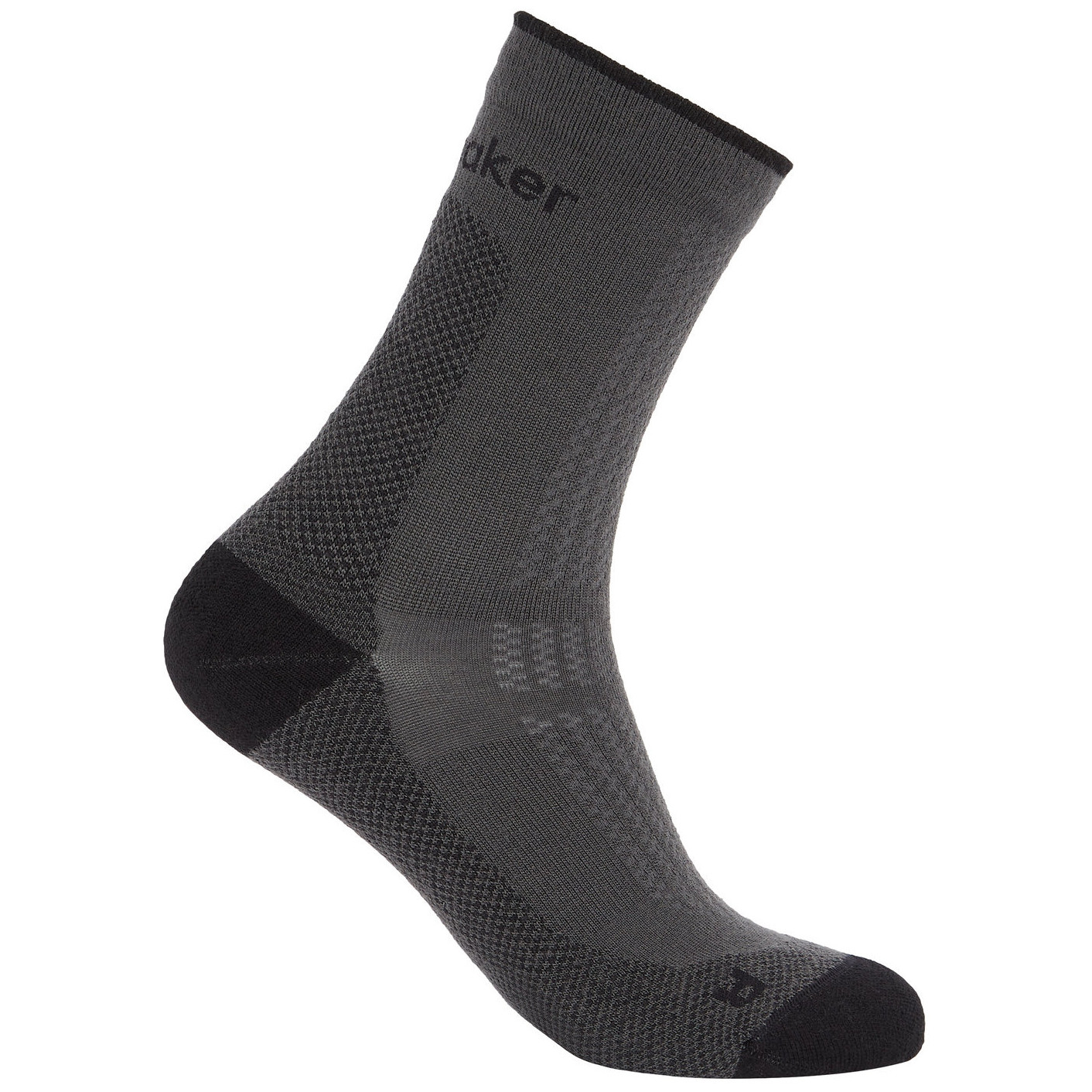 Damskie skarpety Icebreaker W Mer Hike+ Ultralight Quarter Rozmiar skarpet: 41-43 / Kolor: szary