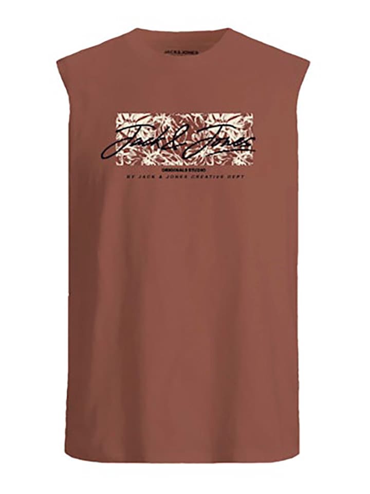 Jack & Jones Koszulka w kolorze brązowym