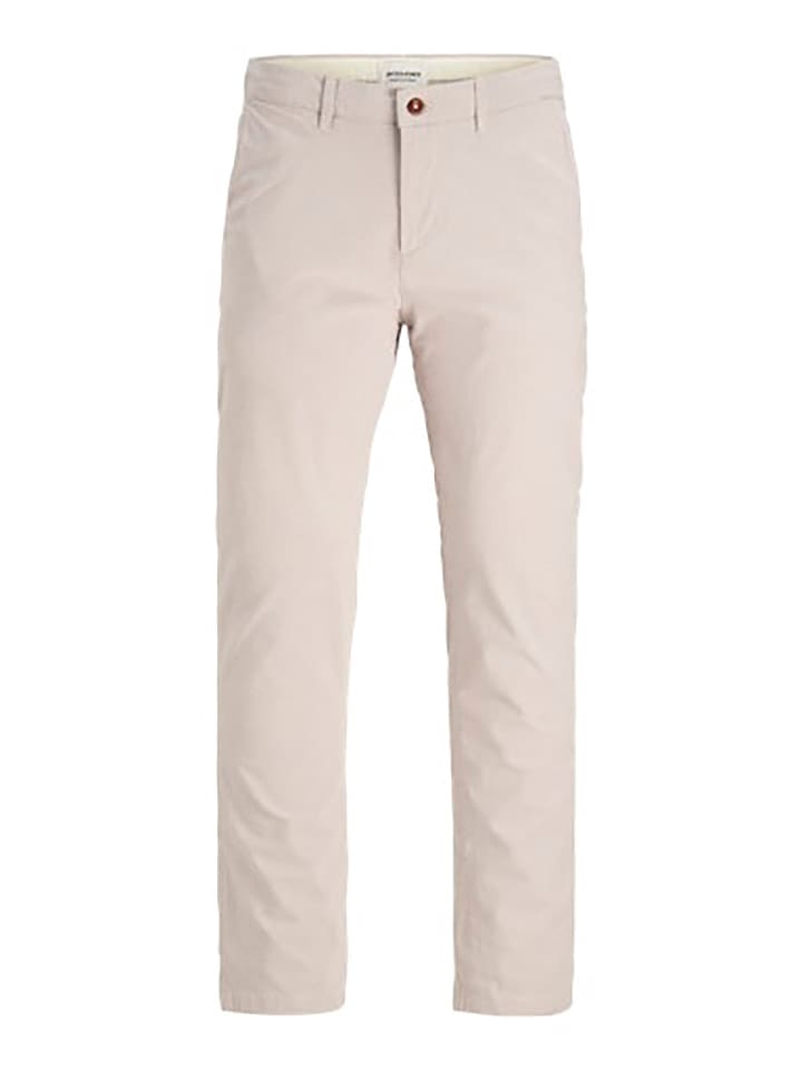 Jack & Jones Spodnie chino w kolorze beżowym