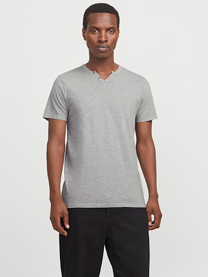 Jack & Jones Koszulka w kolorze szarym