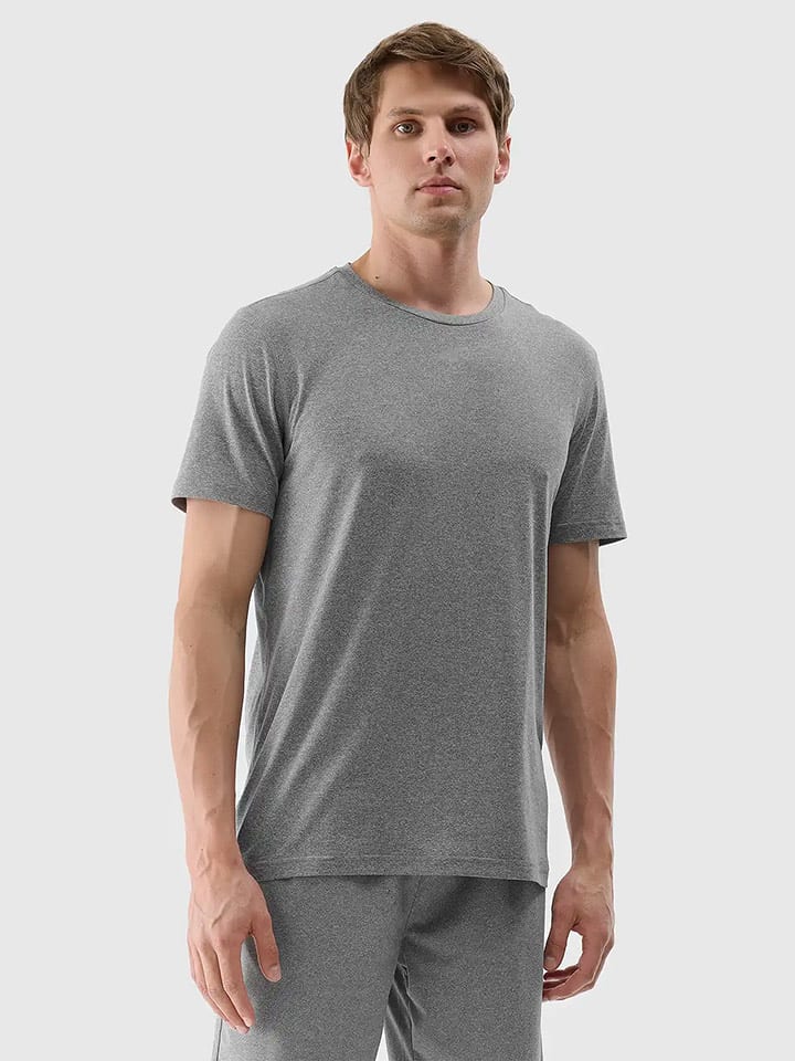 4F Koszulka sportowa w kolorze szarym