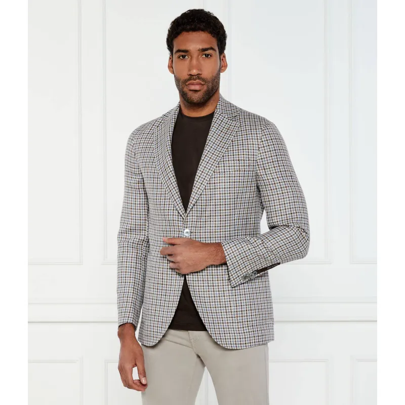 Oscar Jacobson Marynarka Ferry | Regular Fit | z dodatkiem lnu