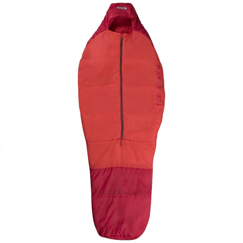 Śpiwór BERGANS Trollhetta Synthetic 800 Short fire red/red