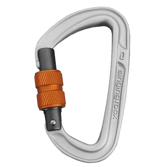 Karabinek wspinaczkowy SINGING ROCK Colt Screw orange