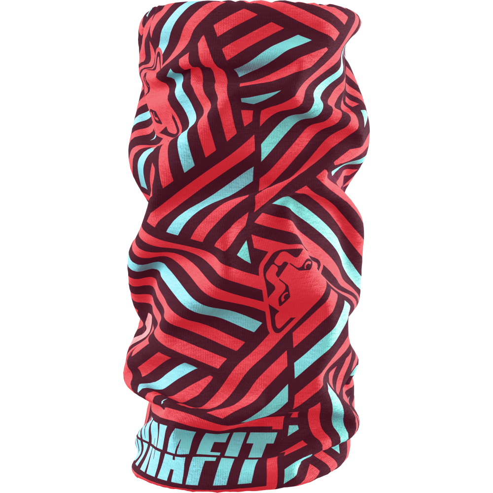 Chusta DYNAFIT Logo fluo coral