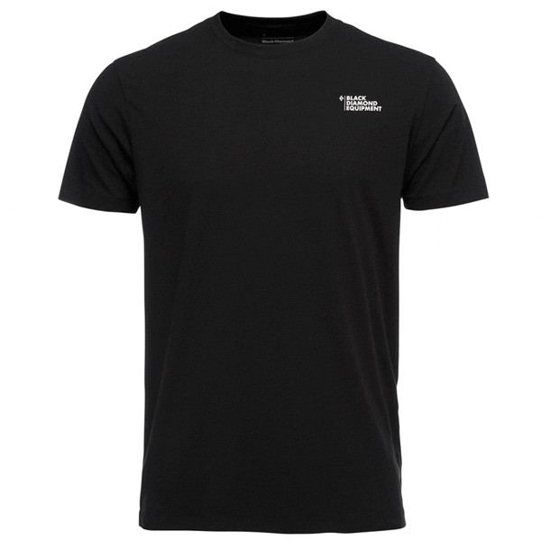BLACK DIAMOND M SS Ridges Tee Black XL