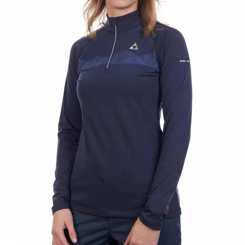 Koszulka z długim rękawem FISCHER Going II Women blue nights 38