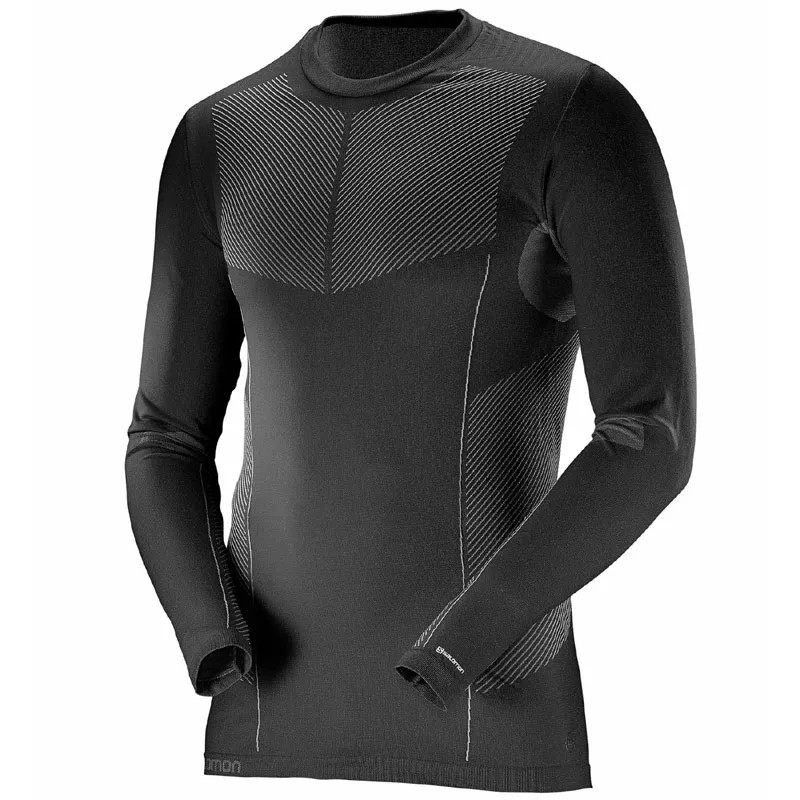 Koszulka z długim rękawem SALOMON Primo Warm Seamless Tee M Black XL
