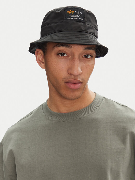 Alpha Industries Kapelusz Crew Bucket 116912 Czarny