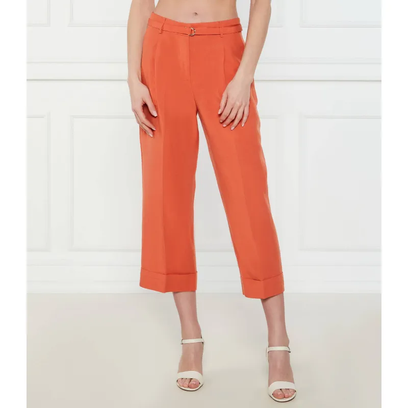 Liu Jo Spodnie | Relaxed fit | z dodatkiem lnu