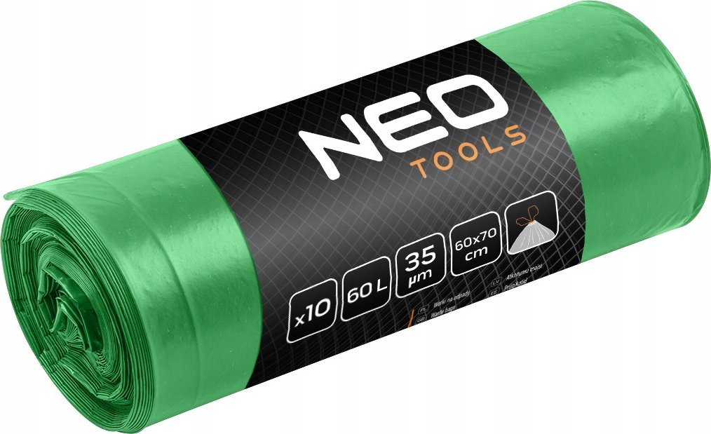 Neo Worki na odpady ogrodowe 60L 10szt. 15-990