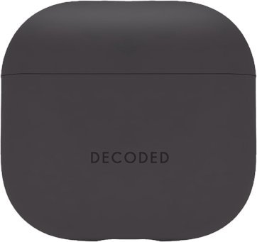 Decoded Silicone Aircase - silikonowa obudowa ochronna do AirPods 4 gen. charcoal