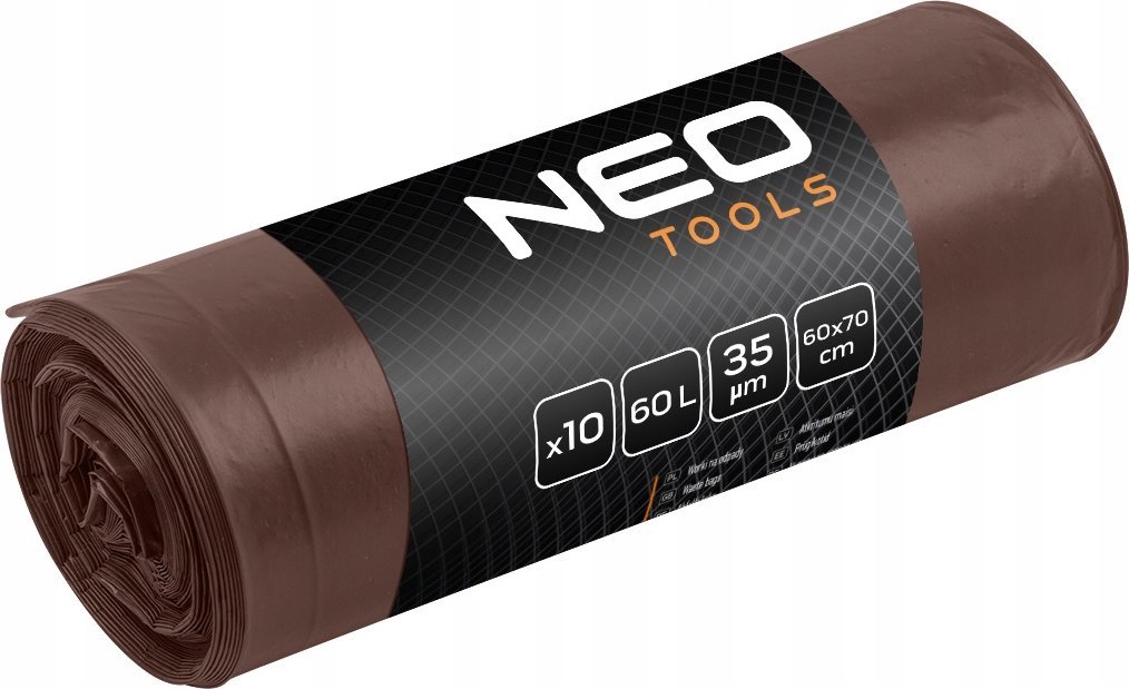 Neo Worki na odpady ogrodowe 60L 10szt. 15-993