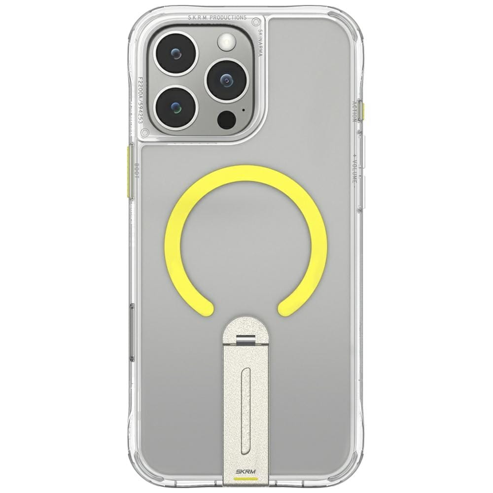 Etui Skinarma Helix do iPhone 16 Pro Magnetic Charging 360 Rotating Stand przezroczysty