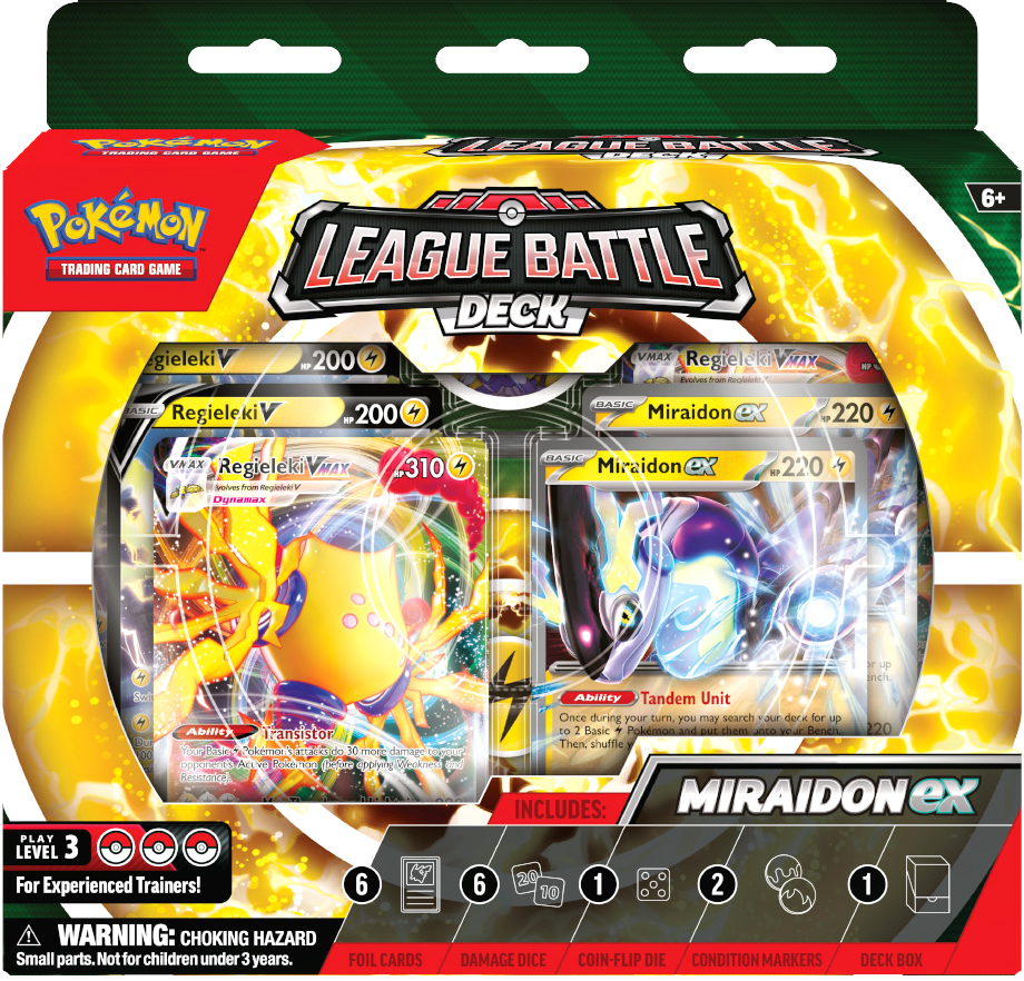 Dodatek do gry planszowej Pokemon League Battle Deck Miraidon Ex