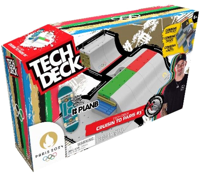 Skate park Spin Master Tech Deck Olympic X-Connect Aurelien's Paris 2024 Ramp