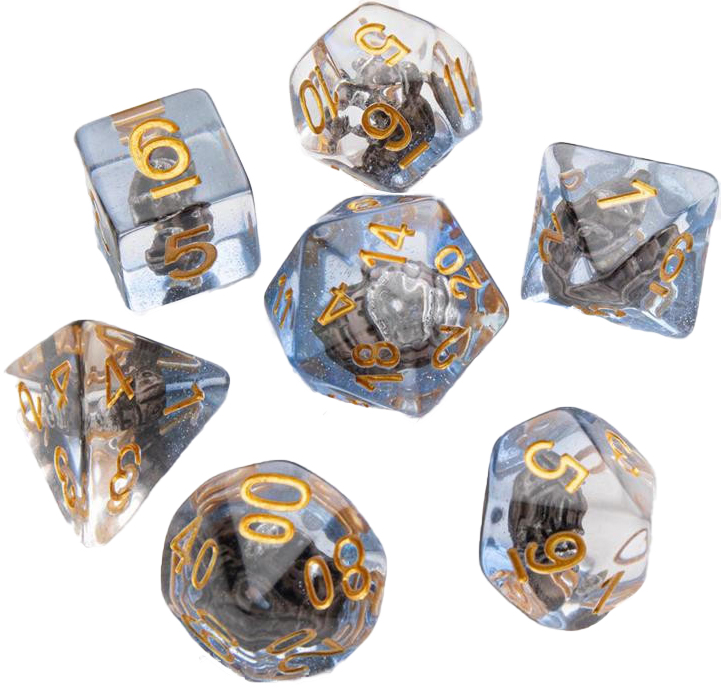 Komplet kostek Gamegenic Embraced Series do gier fabularnych Cursed Ship 7 szt
