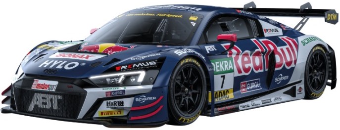 Auto Carrera Digital 124 Audi R8 LMS GT3 Abt Sportsline - Red Bull DTM 2024