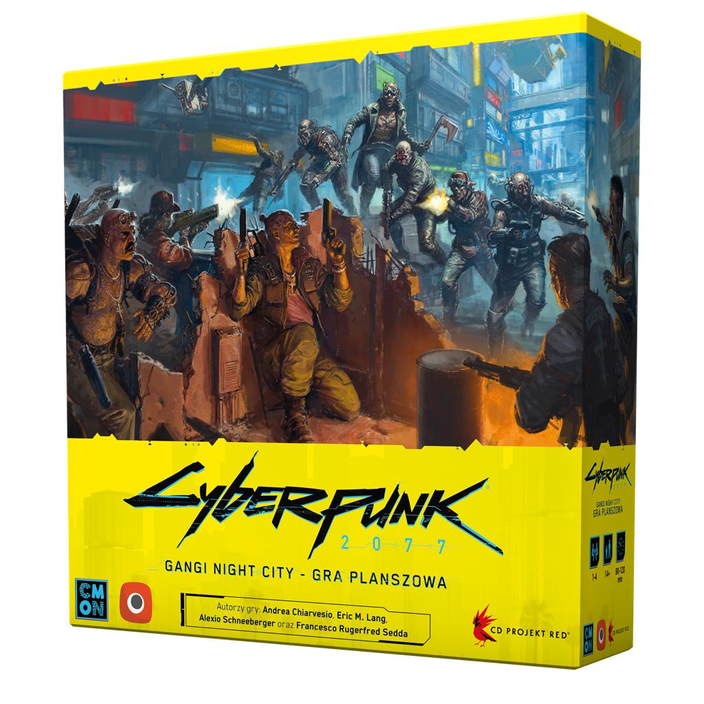 Gra planszowa Portal Games Cyberpunk 2077 Gangi Nocnego Miasta Wydanie polskie