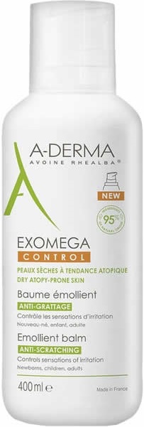 Balsam do ciała i twarzy A-Derma Exomega Control Emolient nawilżający 400 ml