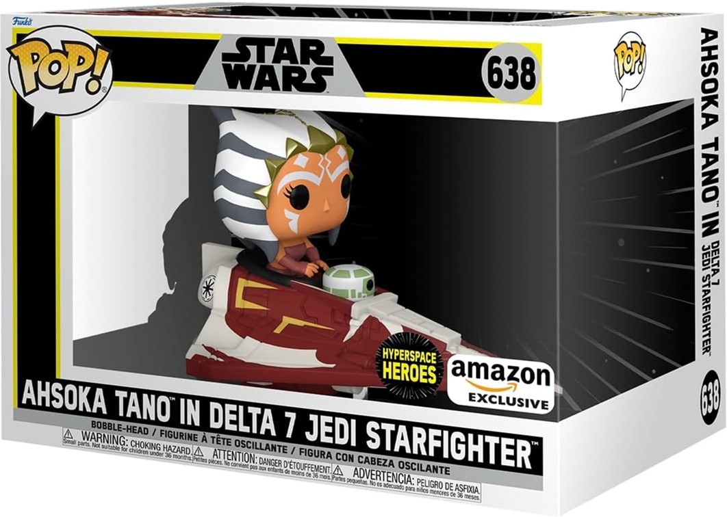 Figurka Funko Pop! Rides: Star Wars - Ahsoka Tano in Delta-7B 14 cm 73706