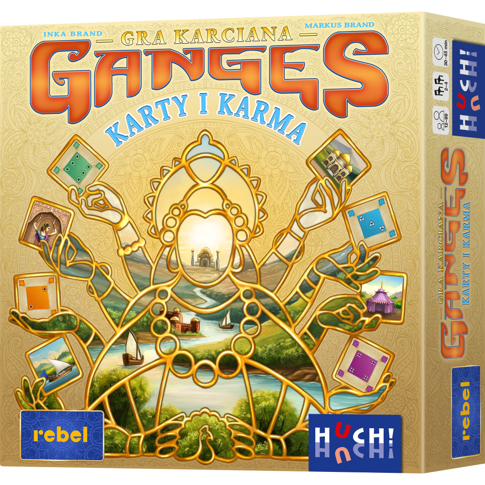 Gra planszowa Rebel Ganges: Karty i karma (edycja polska)