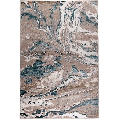 Dywan MULTIDECOR Evaz 160 x 230 cm Wielokolorowy Abstrakcja