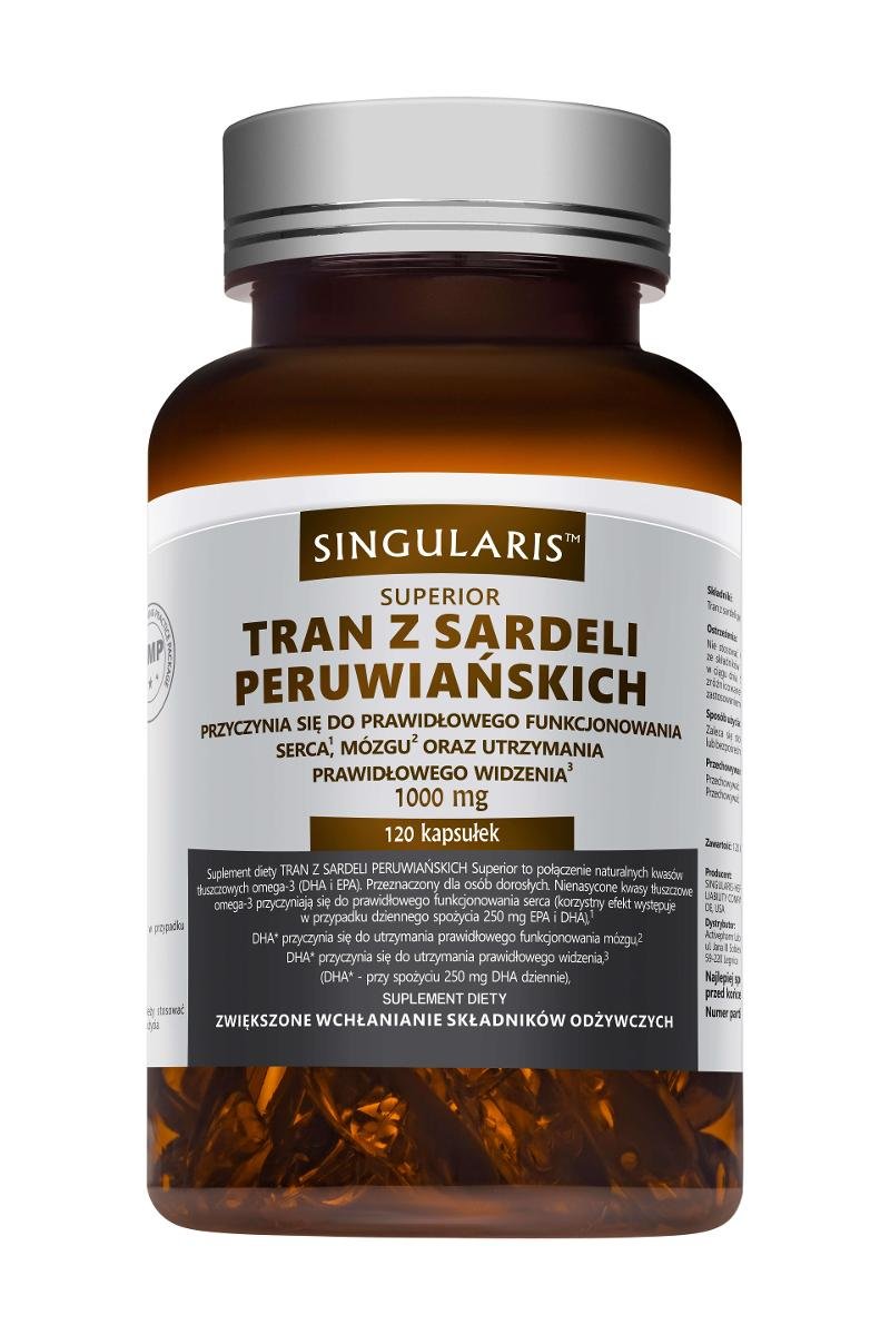 ACTIVEPHARM LABS SP. Z O.O. SP.K. Singularis Superior tran z sardeli peruwiańskich 120 kapsułek 3246462