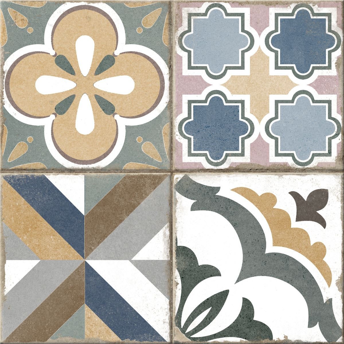 Gres Sidro Gpt1163 Patchwork Multicolour 42X42