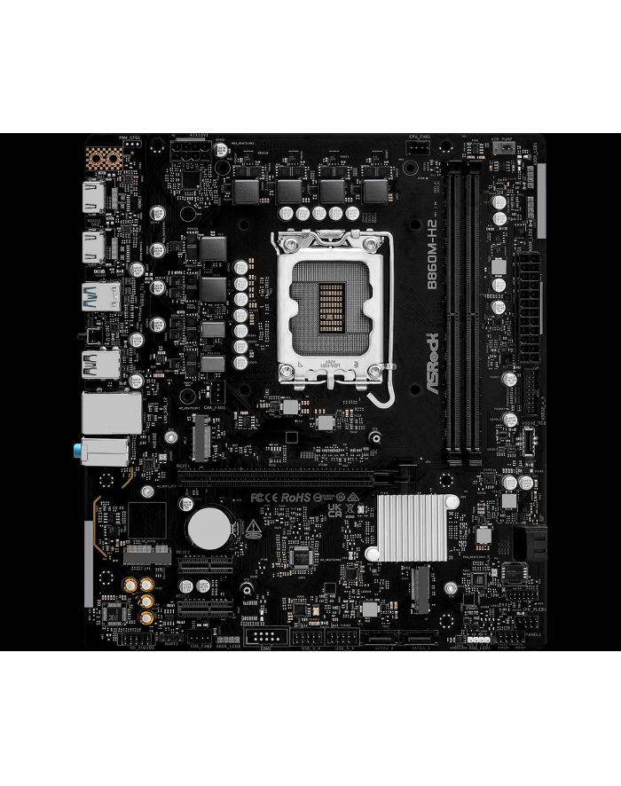ASROCK B860M-H2 LGA1851 DDR5 mATX MB B860M-H2