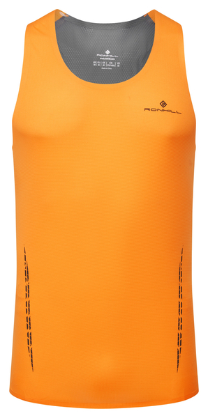 RONHILL Koszulka biegowa męska TECH RACE VEST tangelo/artemis