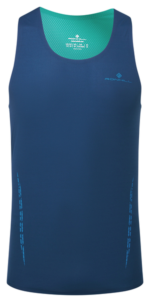 RONHILL Koszulka biegowa męska TECH RACE VEST dark navy/deep lagun