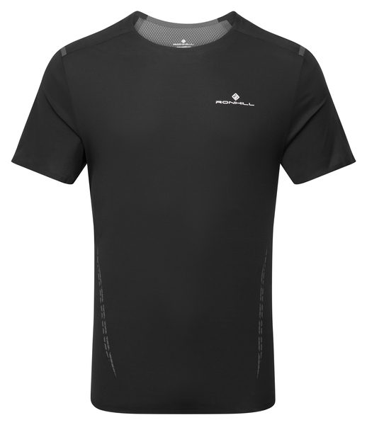 RONHILL Koszulka biegowa męska TECH RACE S/S black/artemis