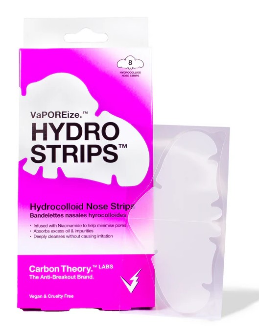 Carbon Theory VaPOREize Hydro Strips Plastry na Nos 8 Sztuk